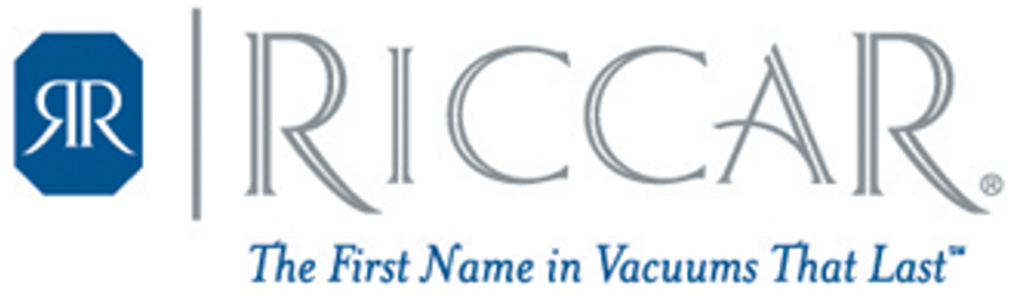 Riccar logo with blue emblem, 