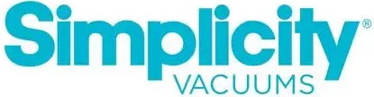 Simplicity Vacuums logo in teal.