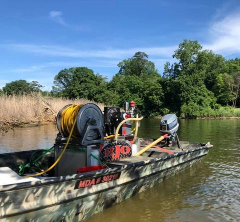 Aquatic Weed Control L Glen Burnie Md L Rjo Services Llc