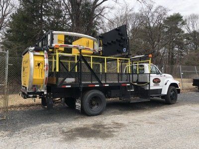 Crash Truck Rental — Crash Attenuator Truck On The Road in Glen Burnie, MD
