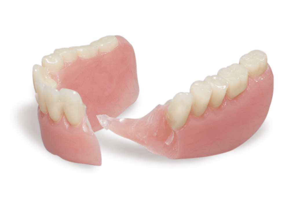 A Row of Dental Models Sitting on Top of A Table — Cosmetic Denture Services–Jacob Maxwell in Sarina, QLD