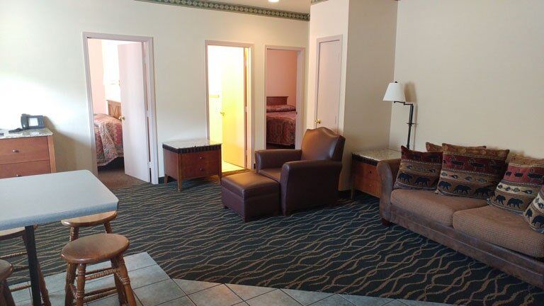 Condominium Living Area - Friendly Hotel in Glenwood Springs, CO