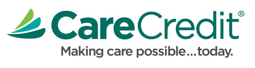 The logo for carecredit making care possible today