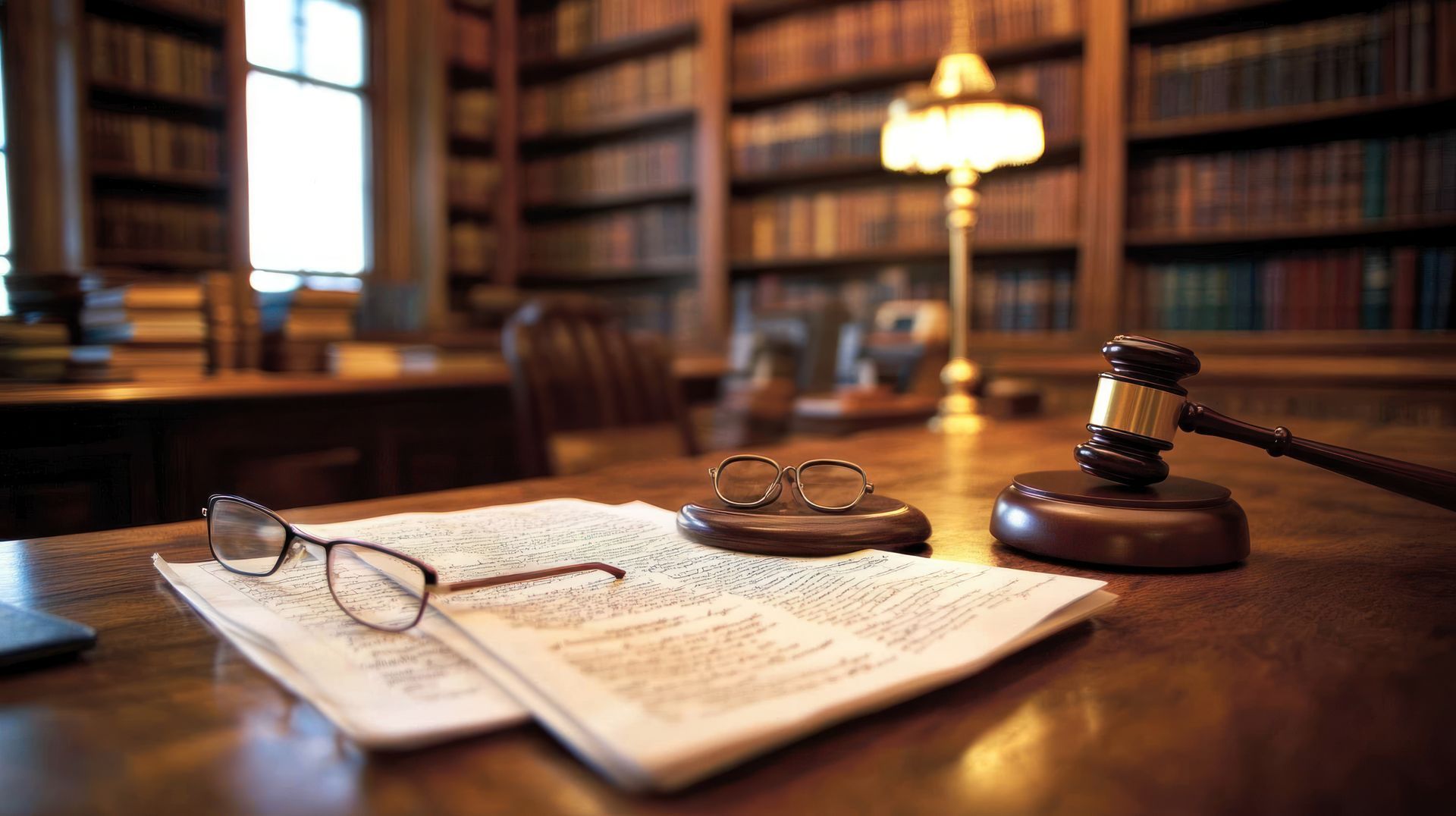 Judge gavel on law book with glasses, symbol of justice, legal system, court rulings concept insight. Judge gavel on law book with glasses, symbol of justice, legal system, court rulings concept insight.