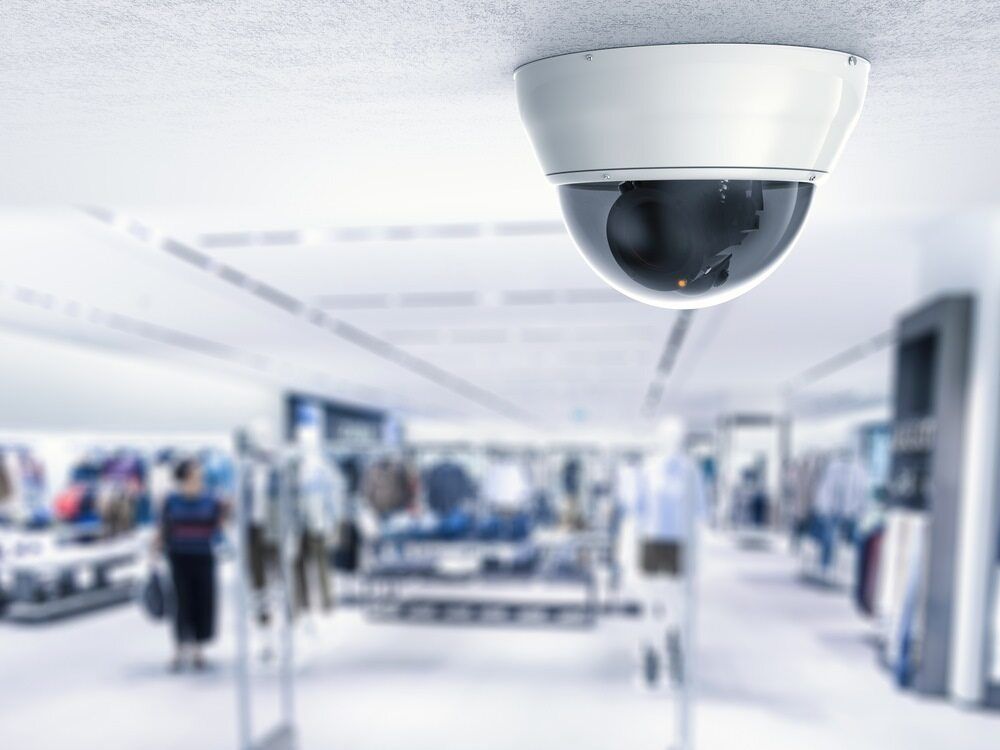 A Dome Security Camera on the Ceiling — Cool & Secure In Warana, QLD