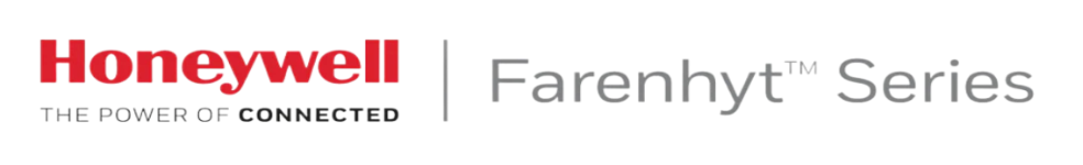 A honeywell logo that says the power of connected