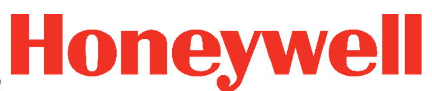 The honeywell logo is red on a white background.