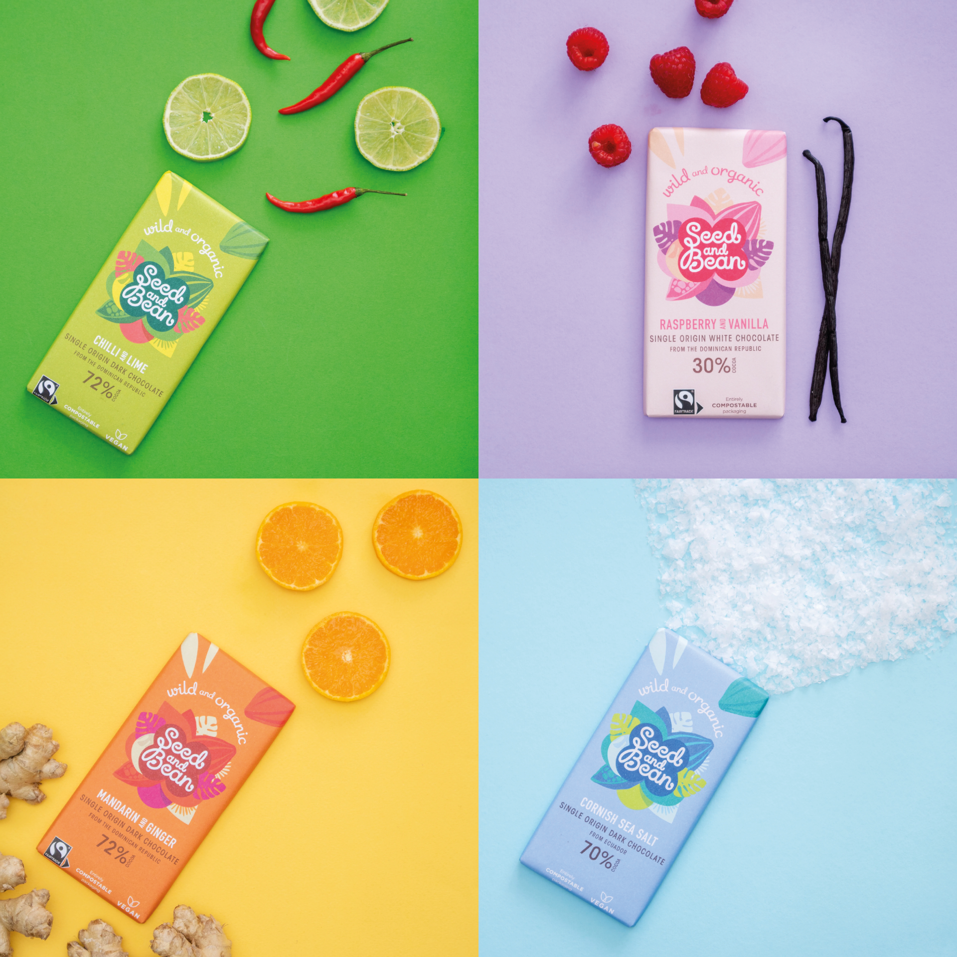 seed and bean chocolate