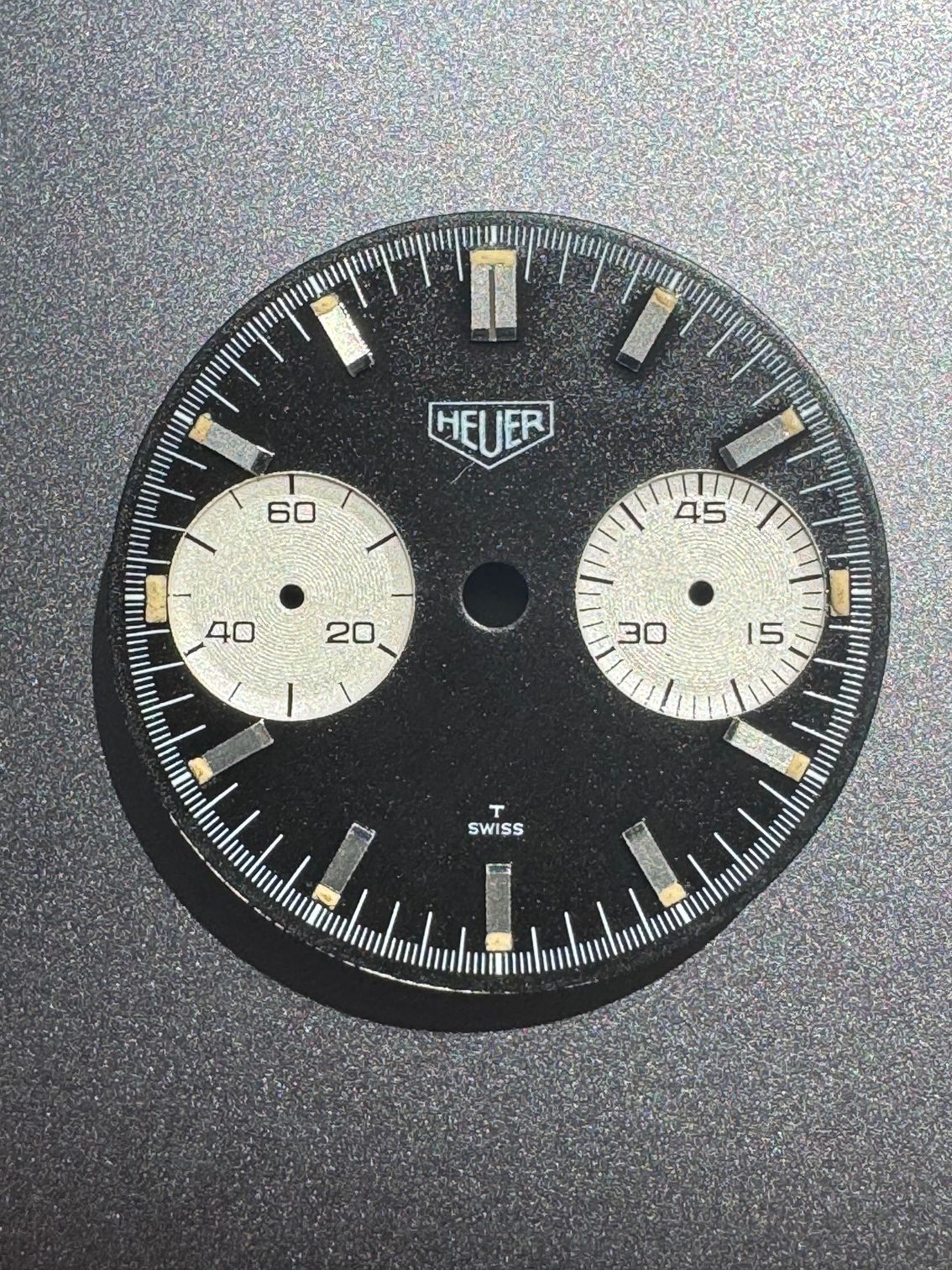 Heuer 3646 Autavia Andretti Solo dial