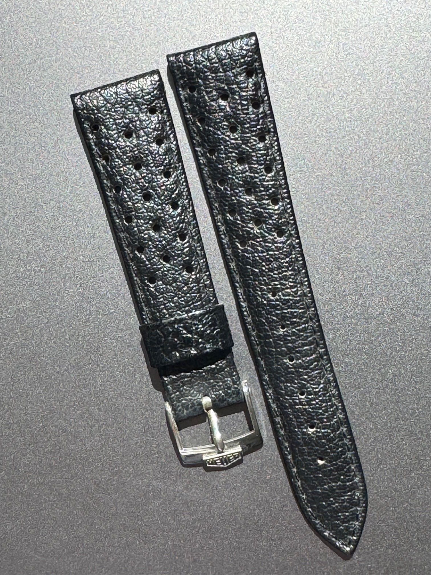 Heuer Corfam strap for sale