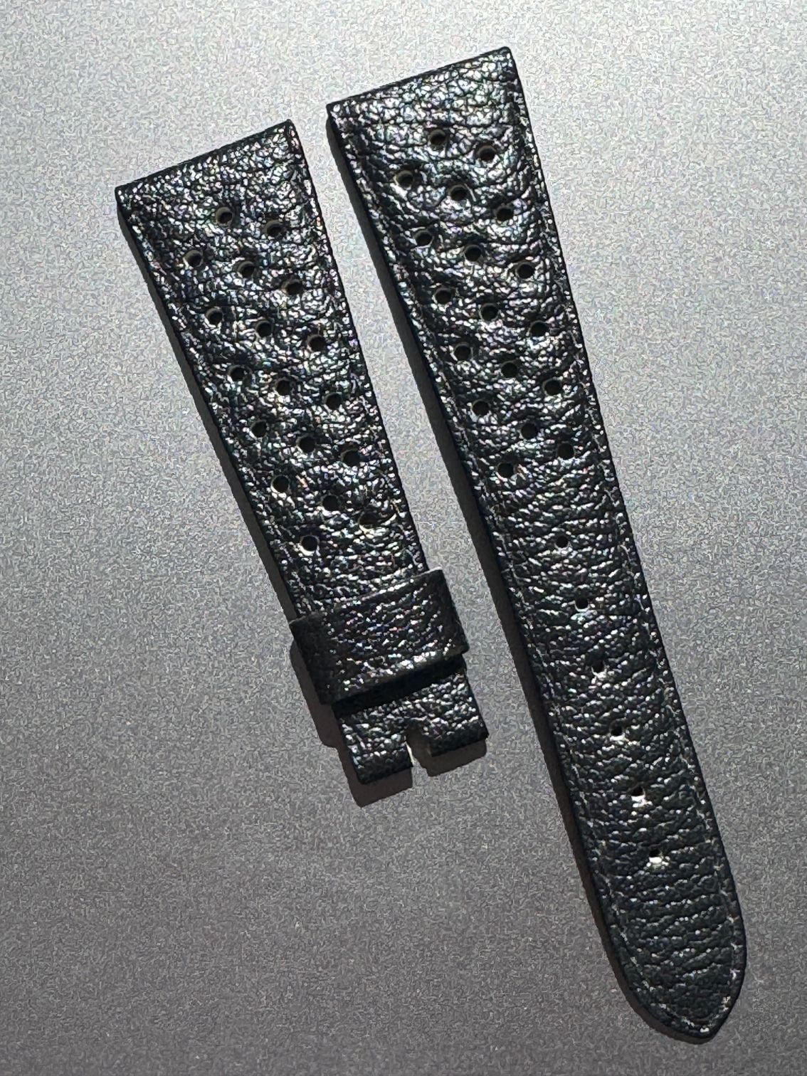 Heuer Corfam strap for sale