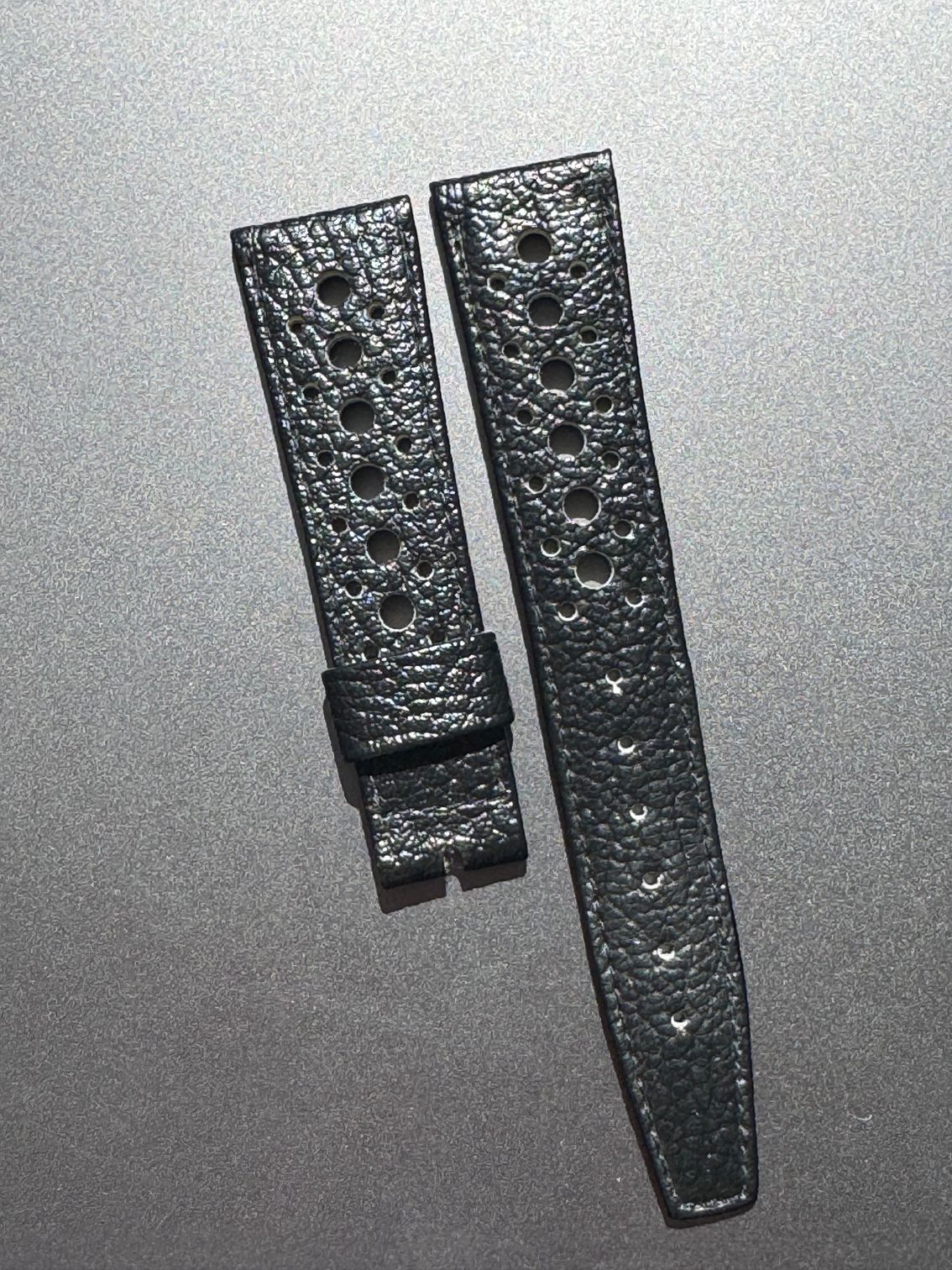 Heuer Corfam strap for sale