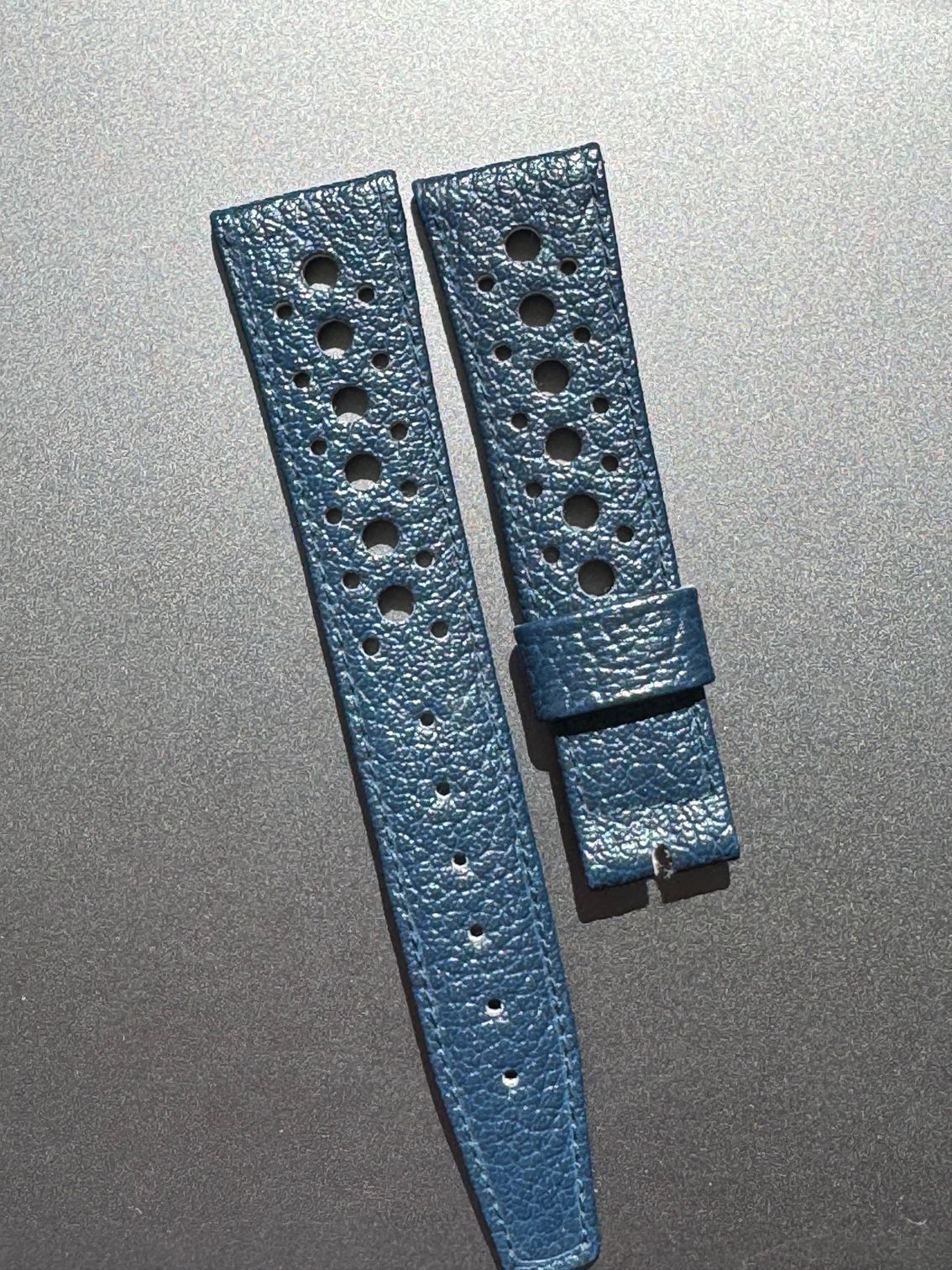 Heuer Corfam strap for sale