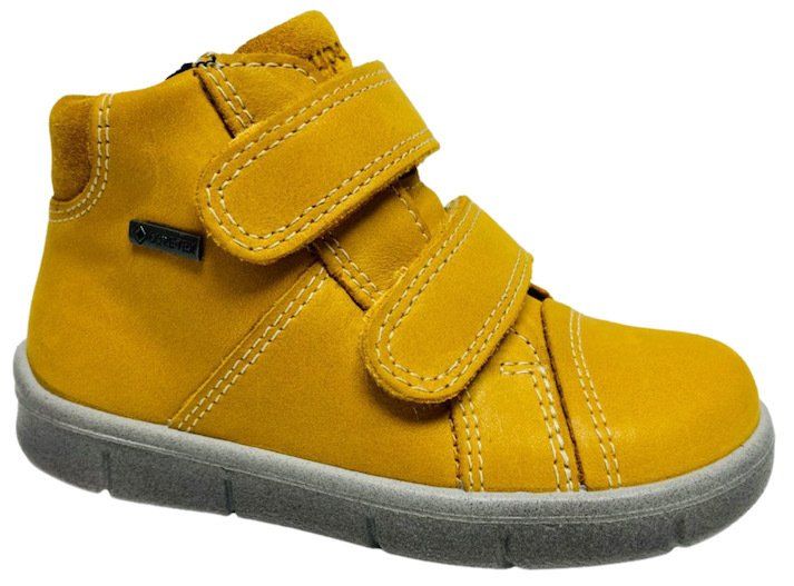 Yellow leather Gore-tex waterproof high top from Pied Piper Children's Shoes Dumfries