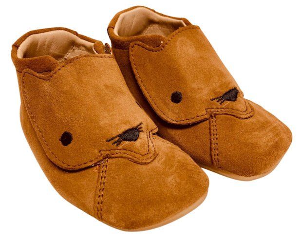 Cute super soft suede fox pre walkers from Pied Piper Chilldren's shoes Dumfries