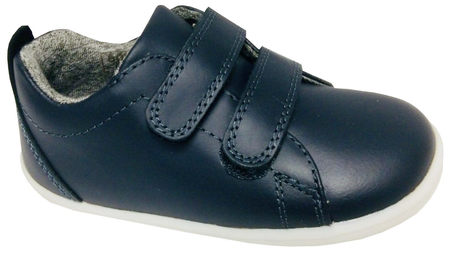 Plain Navy cotton-lined waterproof shoe