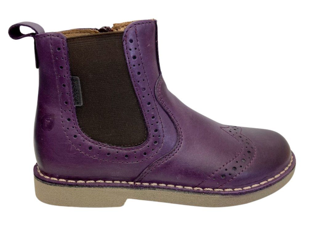 Chelsea Leather boot with side zip and flexible sole from Pied Piper Children's Shoes Dumfries