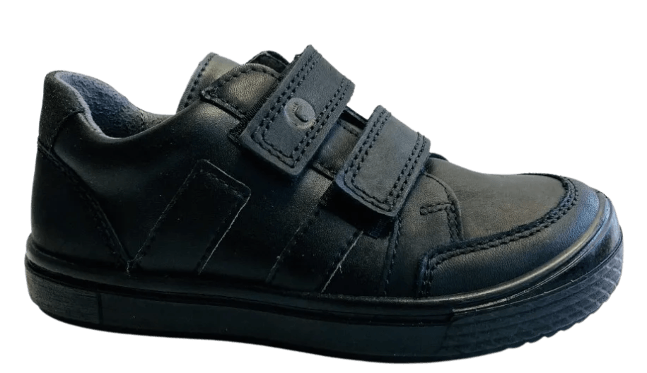 Black boys shoe with Velcro Fastening Black boys shoe with Velcro Fastening from The Pied Piper Dumfries