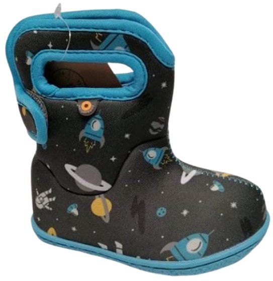 Fun space design child's wellie from Pied Piper Chilldren's shoes Dumfries