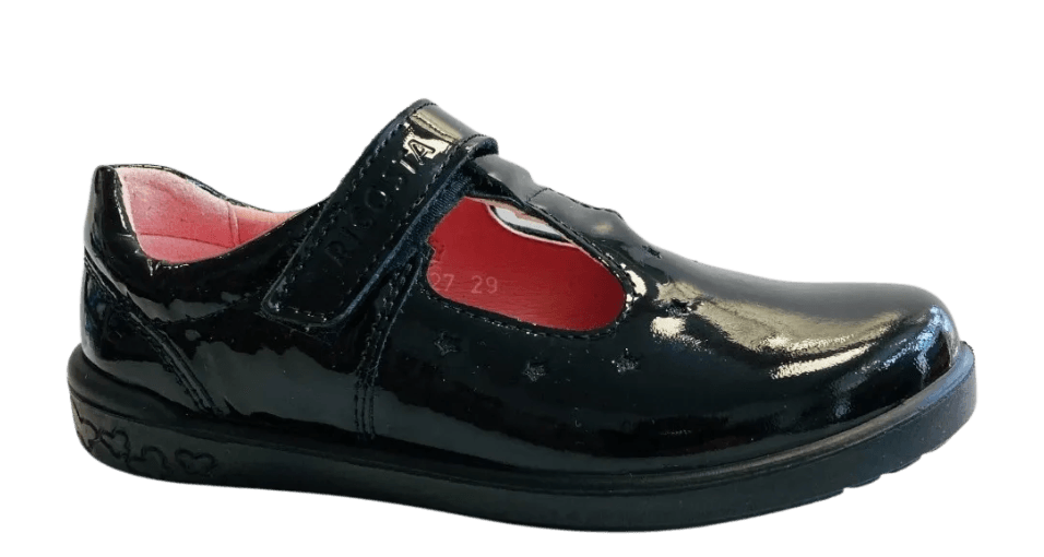 Patent girl's school shoes from Pied Piper
