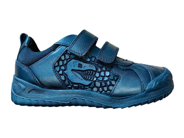 Black boys shoe with Velcro Fastening Black boys shoe with Velcro Fastening from The Pied Piper Dumfries