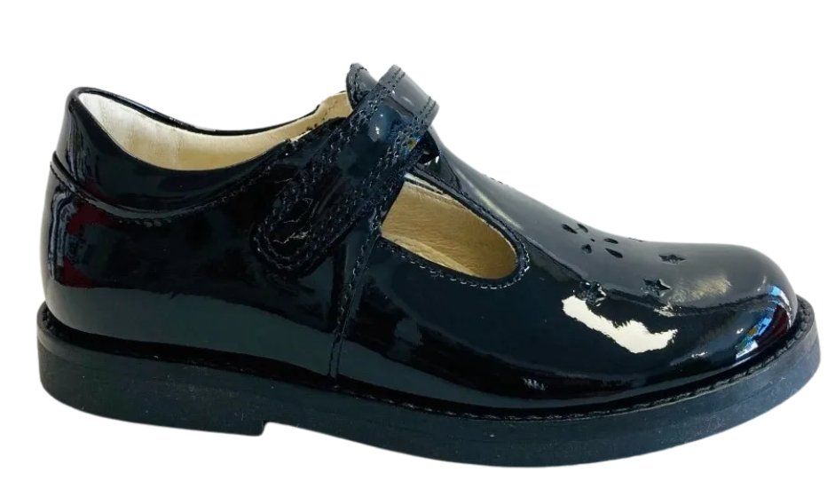 Patent leather shool shoes from The Pied Piper Dumfries