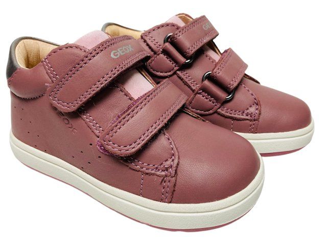 Leather and leather-lined high tops in dusky rose. from The Pied Piper Dumfries