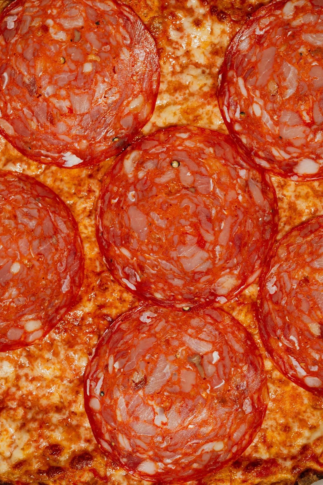 Pizza con salame