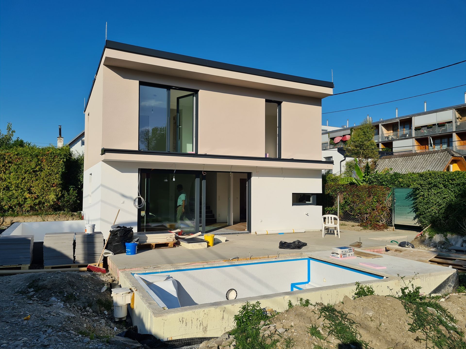 Haus in Fertigstellung