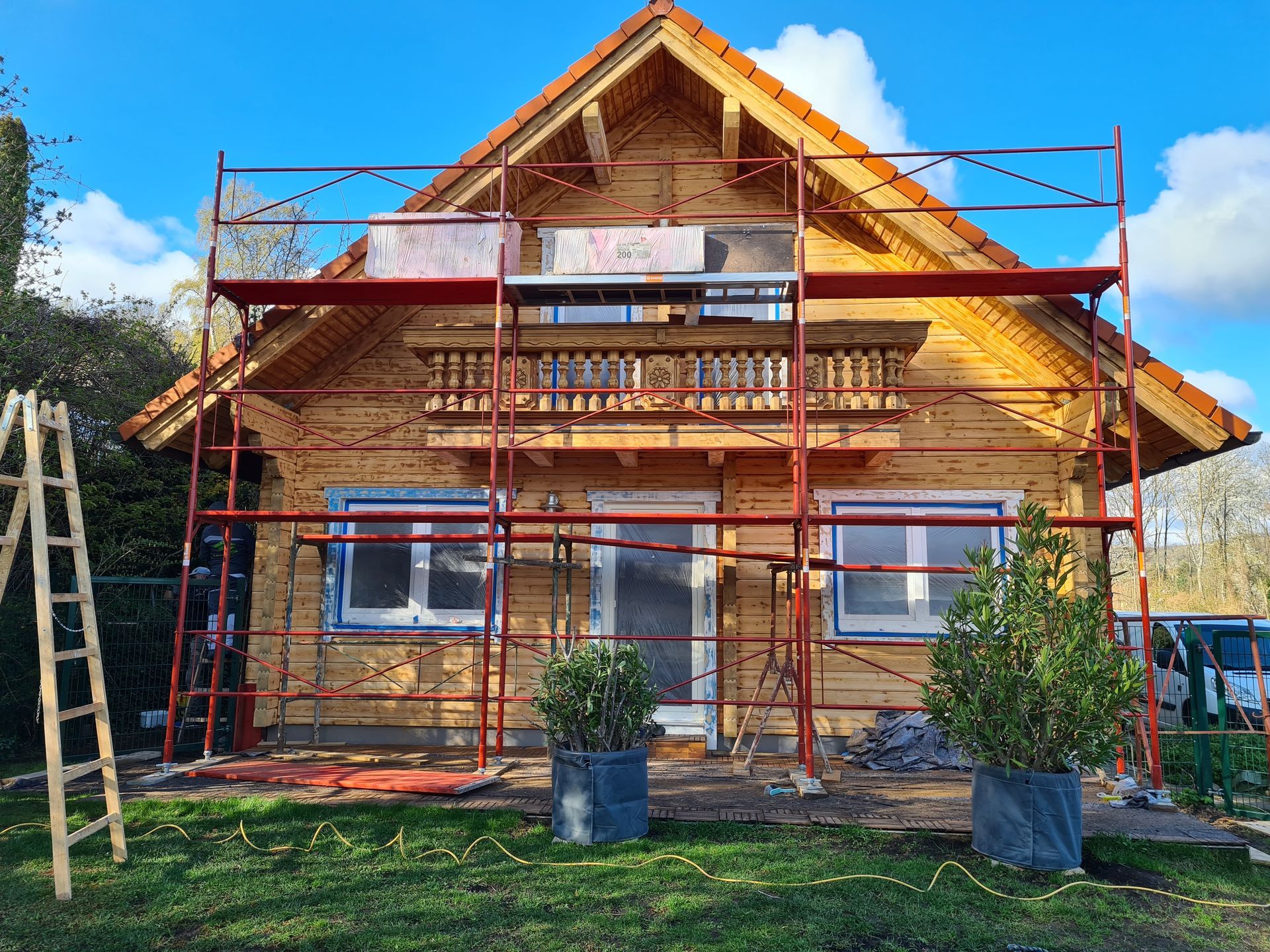 Haus in Fertigstellung