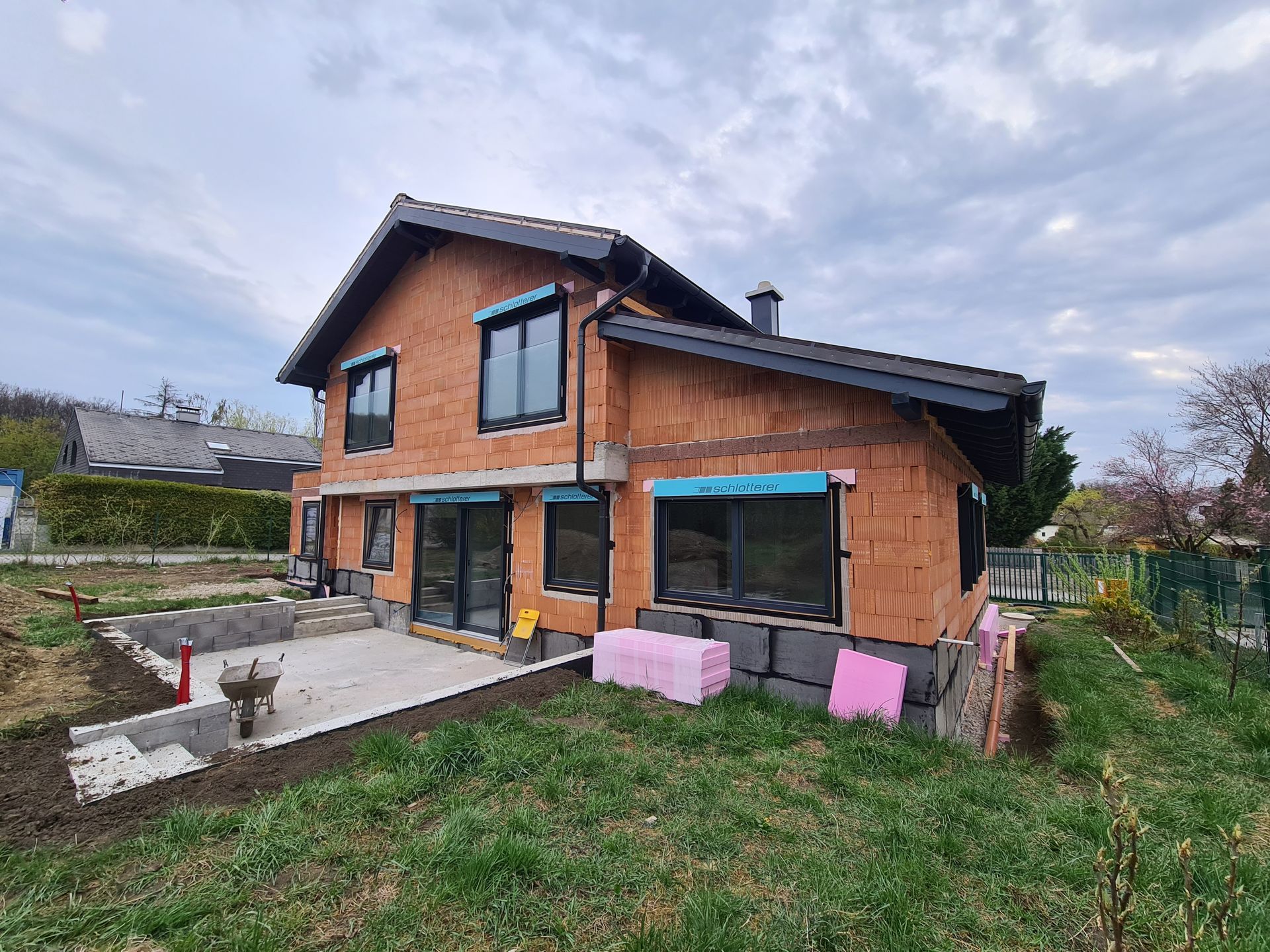 Haus in Fertigstellung