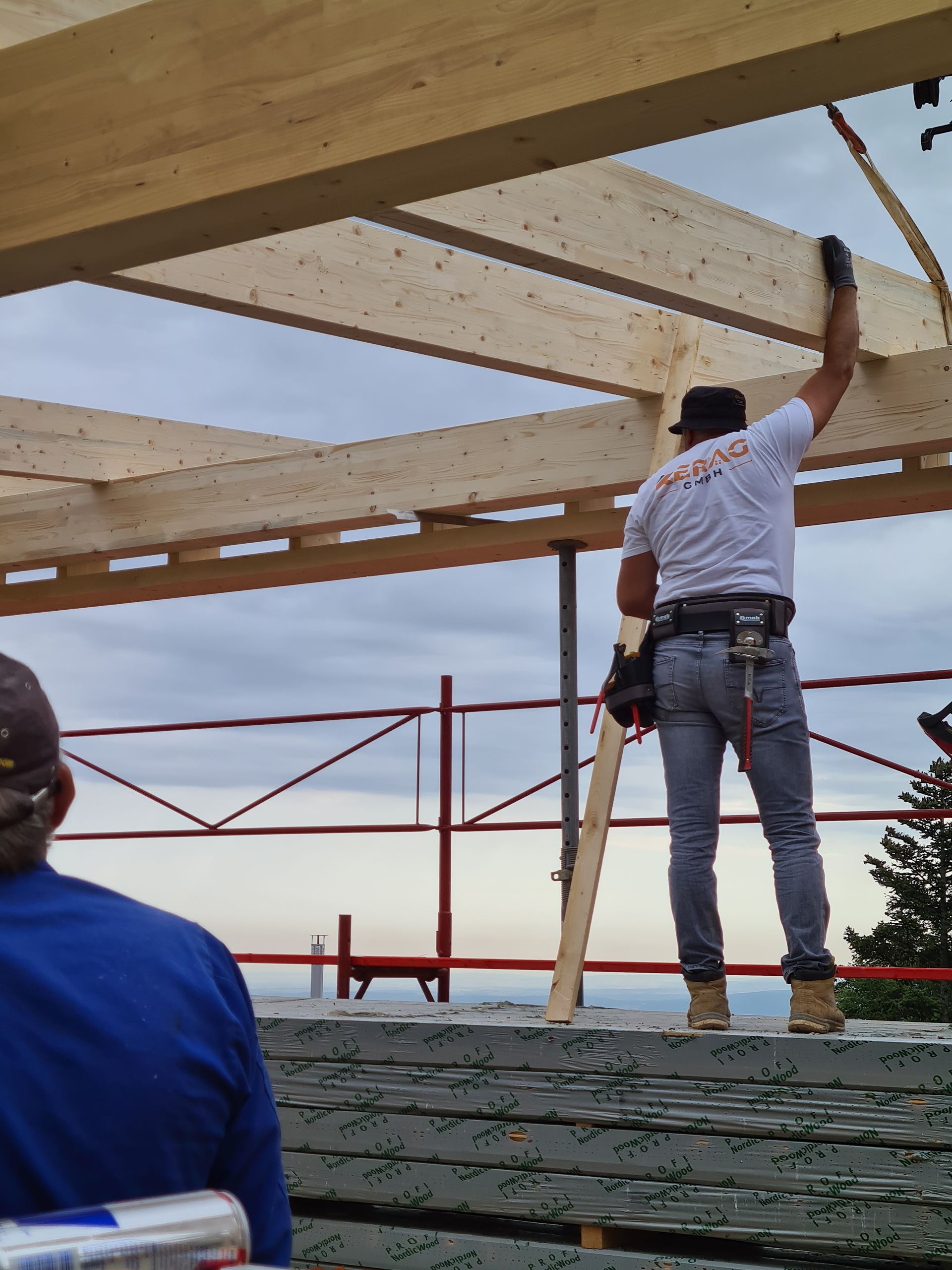 Haus in Fertigstellung