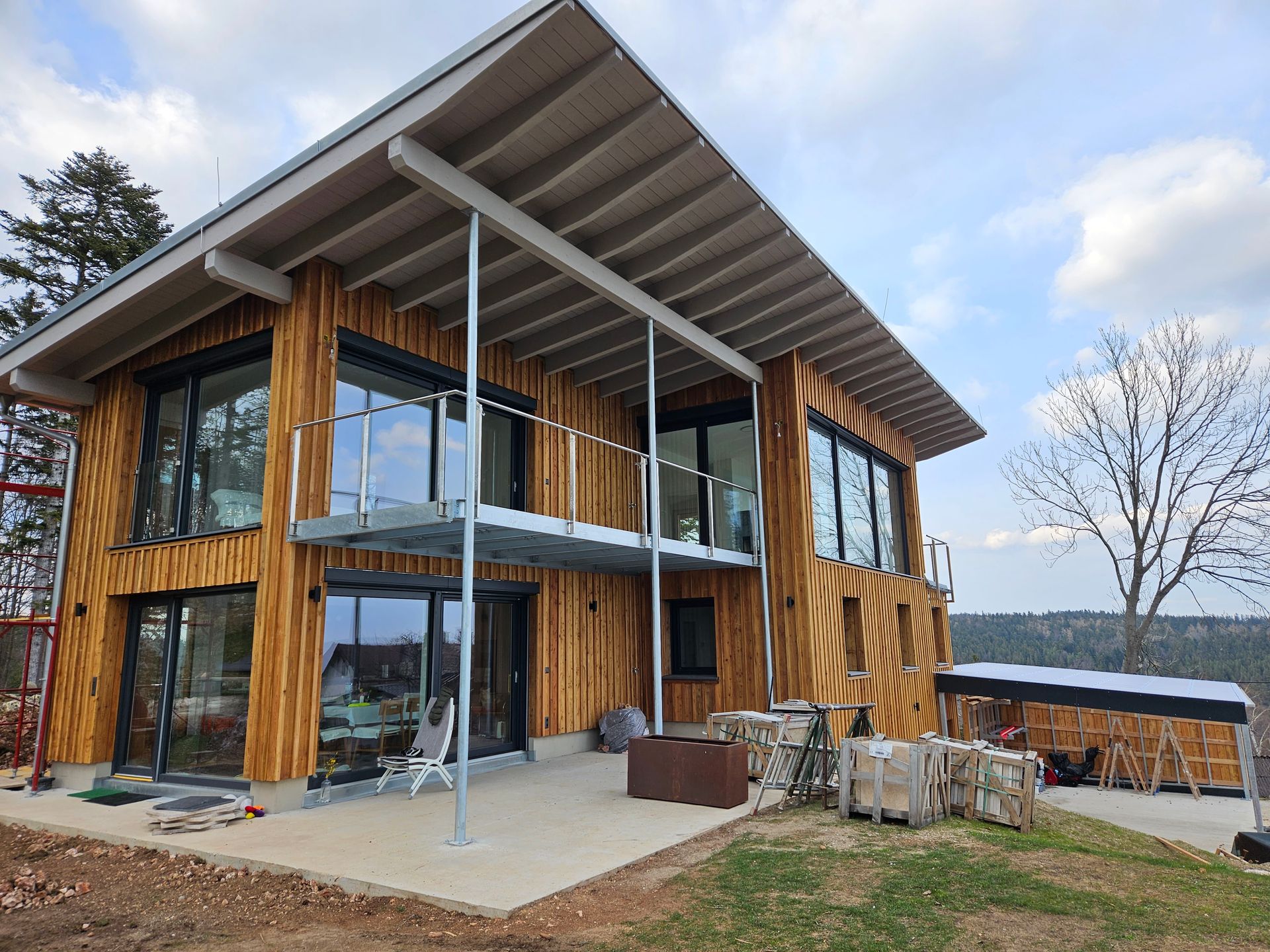 Haus in Fertigstellung