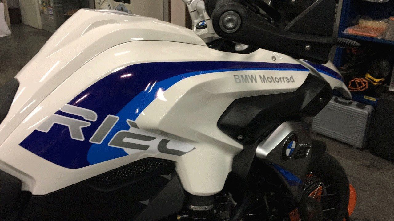 Moto Unica con il Wrapping