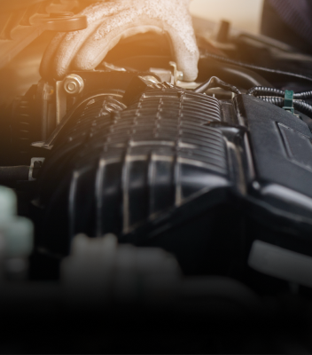 Up close image of vehicle engine | Auburn City Imports