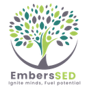 The logo for embersed ignite minds , fuel potential