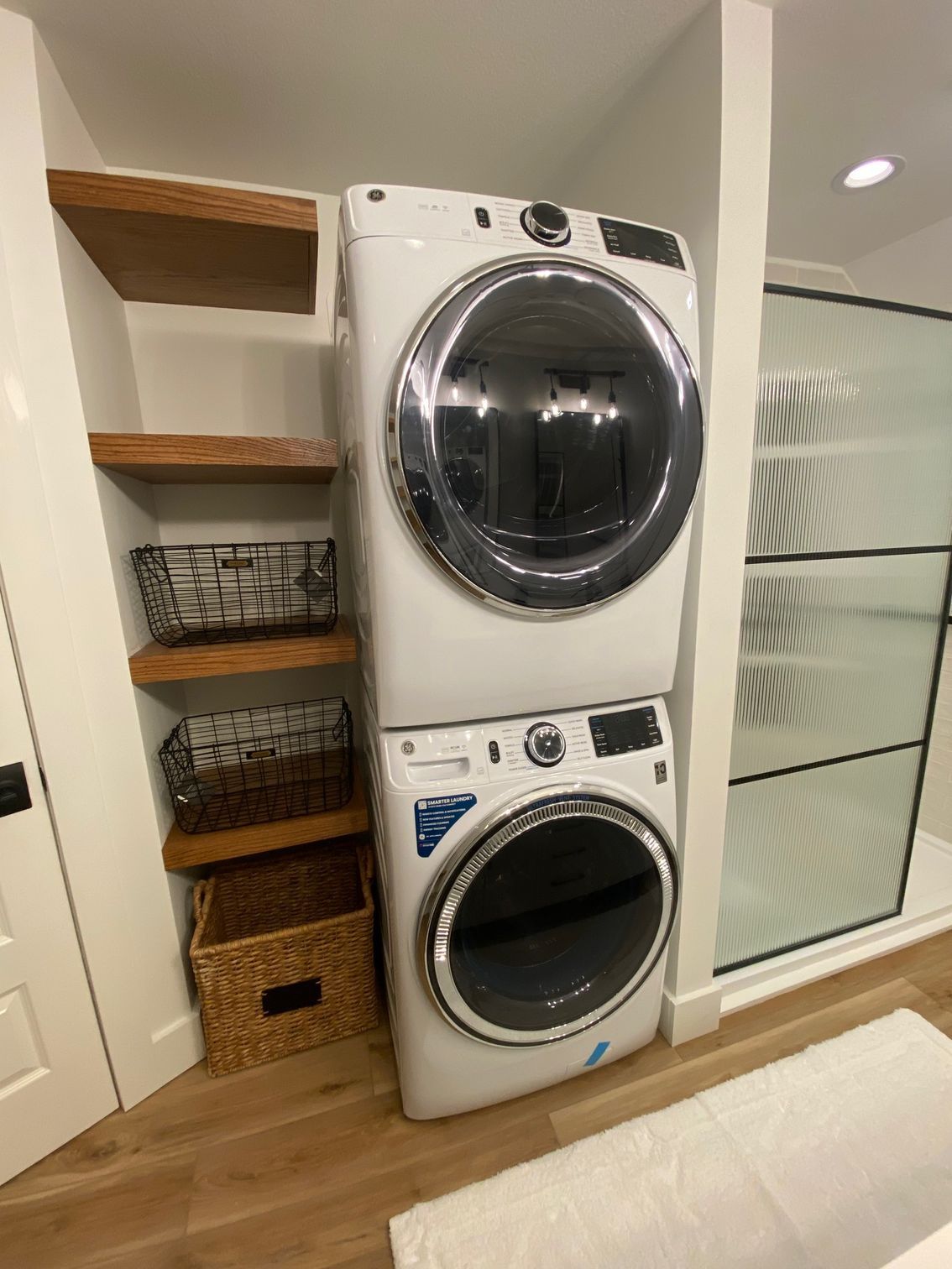 Guest bath and laundry