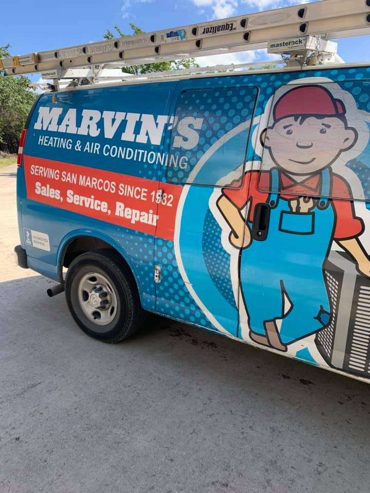 Marvin's Heating & Air Conditioning Truck