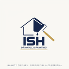 LocalSplash Painter logo with house and paint drips in blue, orange, and white