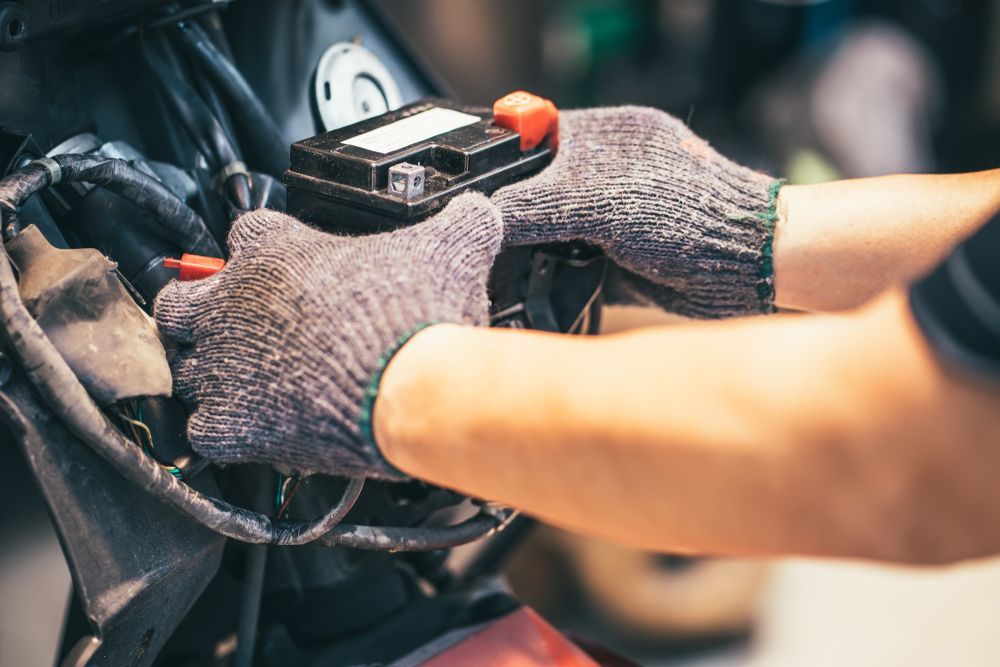 Motorcycle Battery — Burnett Home Energy Centre in Bundaberg Central, QLD