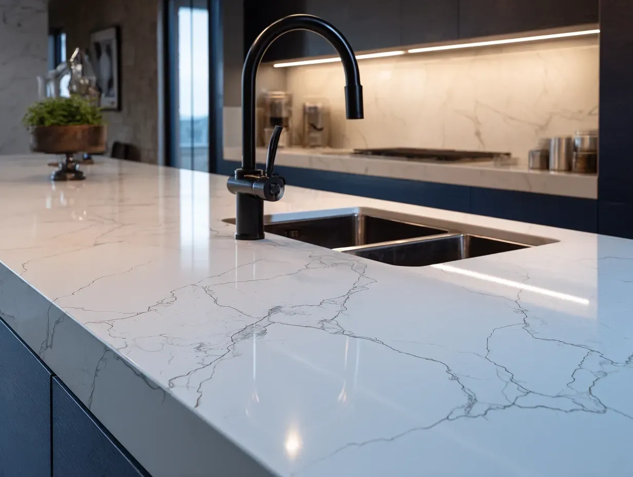 Surrey kitchen remodeling services featuring farmhouse cabinetry, butcher block countertops, stainless steel appliances, LED lighting upgrades, and trusted Vancouver kitchen renovation contractors serving Surrey homeowners with full remodels.