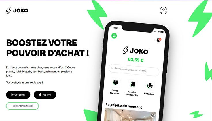 Cashback avec JOKO