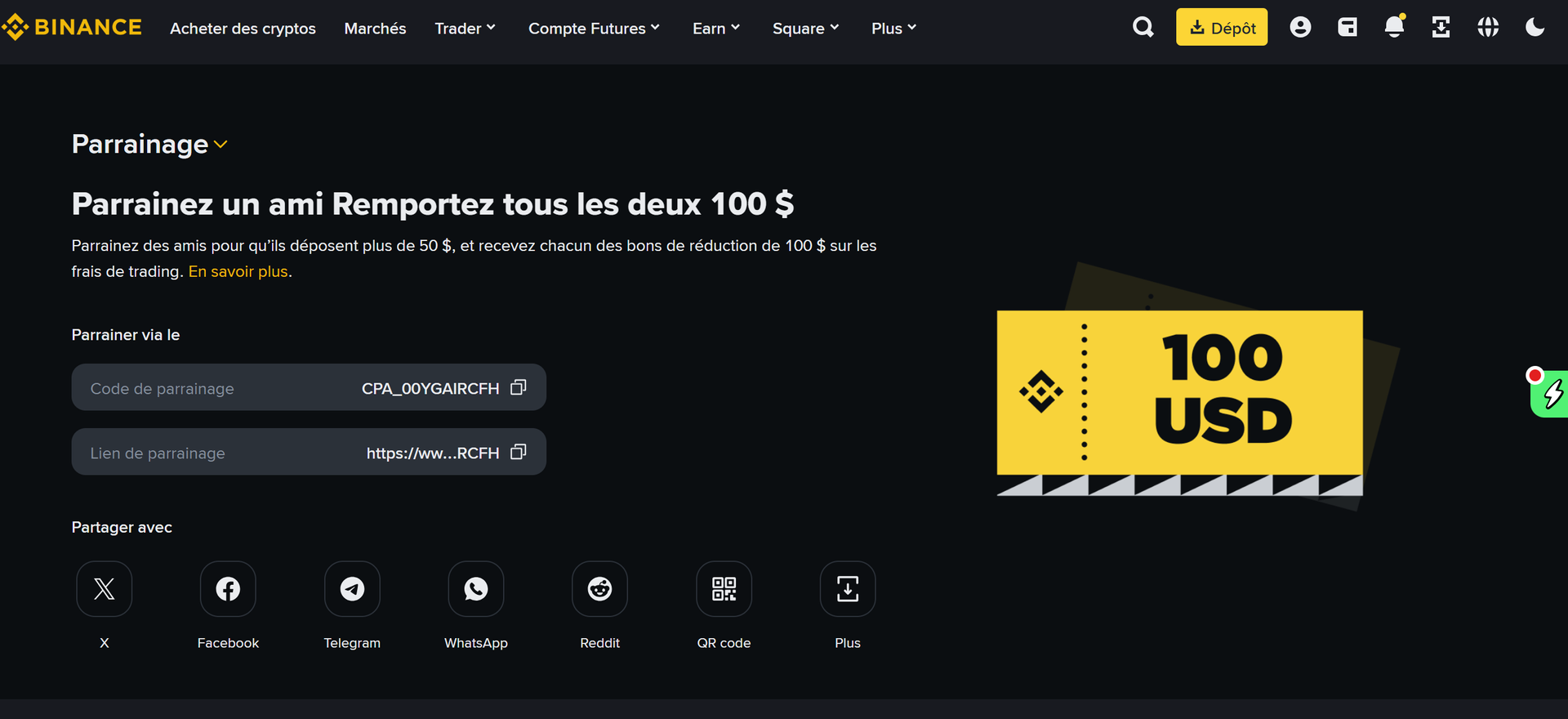 Binance, votre portefeuille crypto et de trading