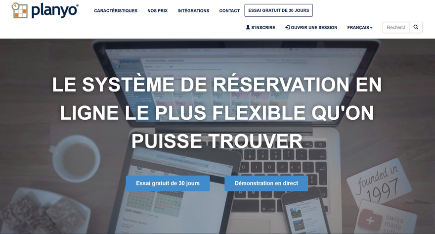 Module de réservations avec ou sans paiement en ligne.