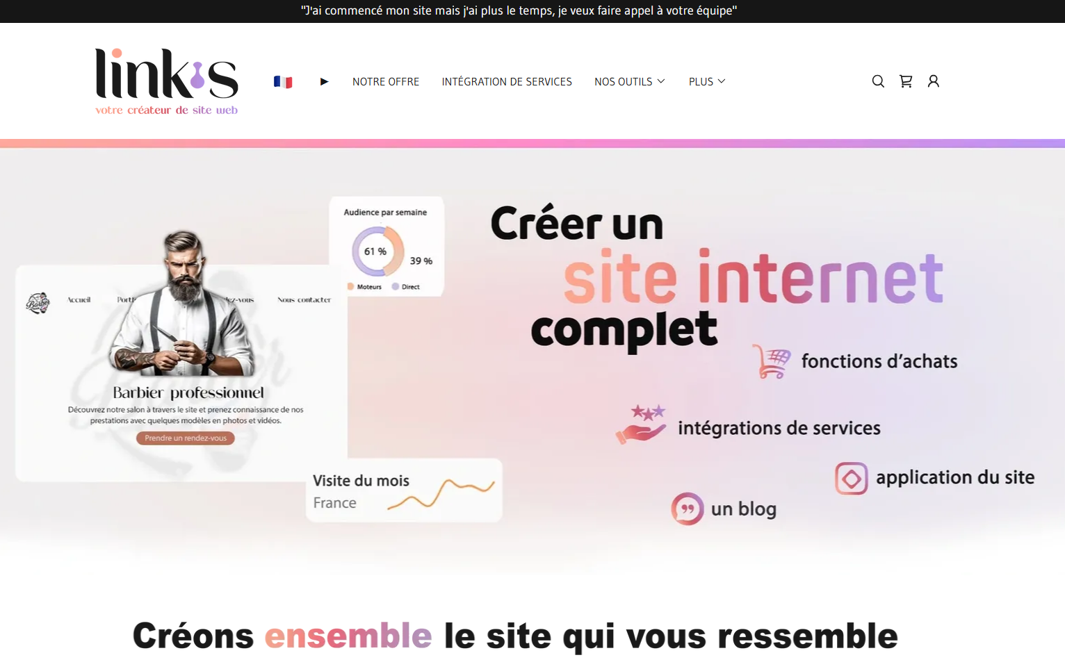 Créer votre site internet