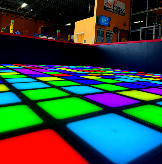 PIXEL Floor Game | St. Cloud, MN | AirMaxx Trampoline Park - St