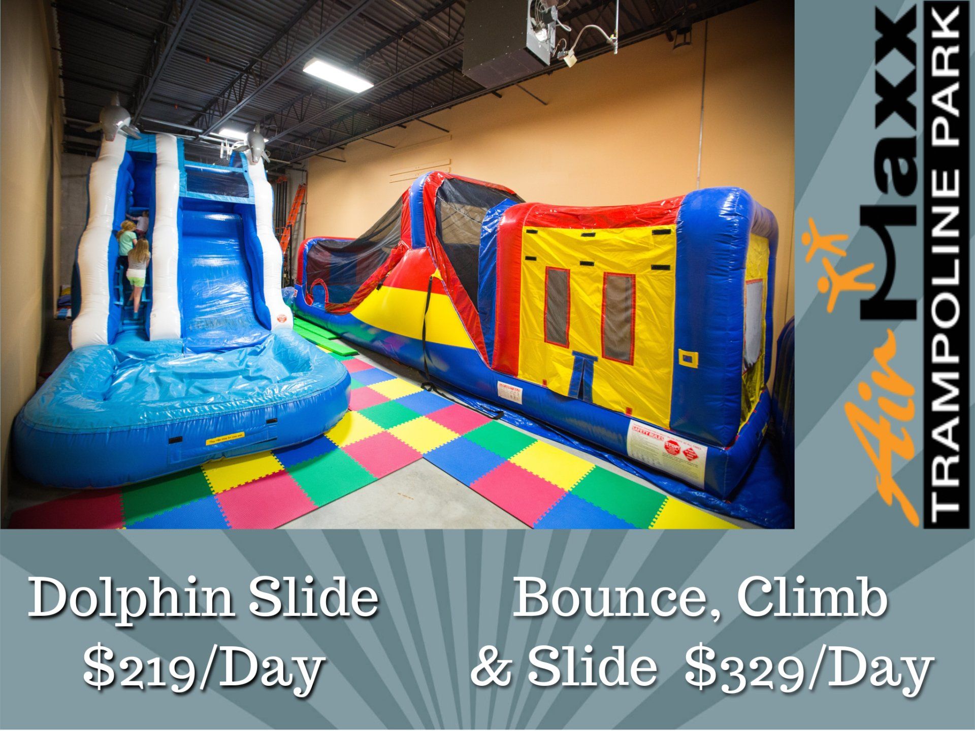 Inflatable Rentals St. Cloud, MN AirMaxx Trampoline Park St