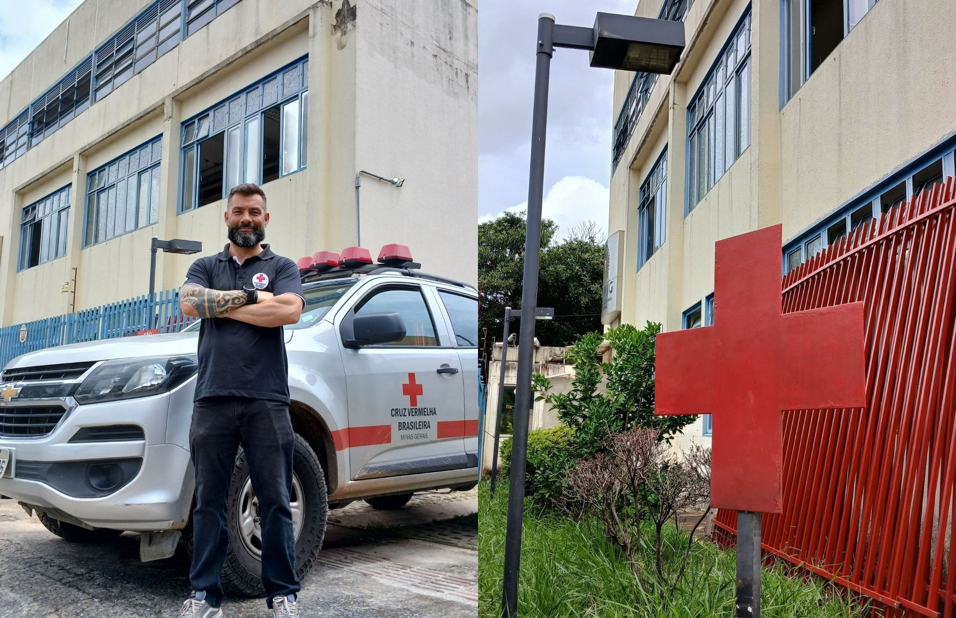 CEO da CVB-MG, Bernardo Eliazar, à frente da nova sede da instituição