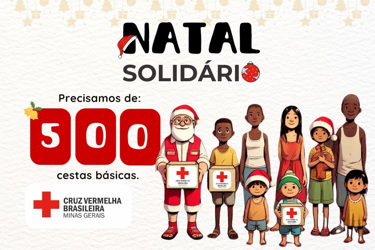 Natal Solidário: CVB-MG lança campanha para beneficiar 500 famílias com cestas básicas