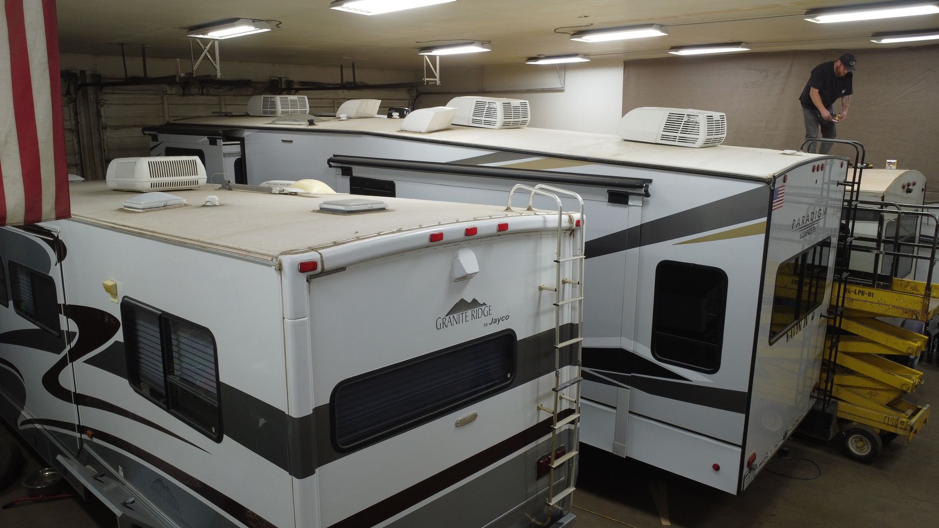 RV roof inspection and repair